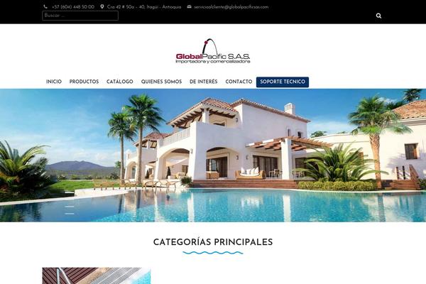 Global theme site design template sample