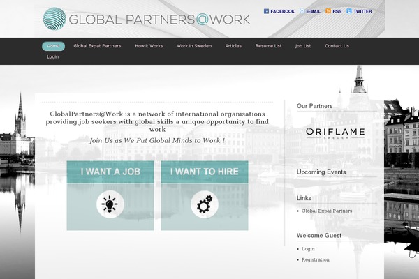 Jobboard theme site design template sample