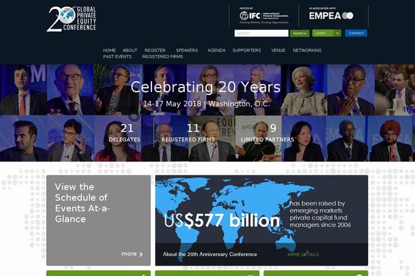 globalpeconference.com site used Empea-conference