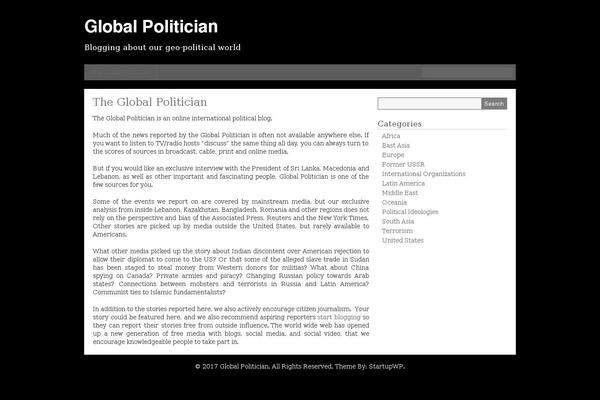 Curation theme site design template sample