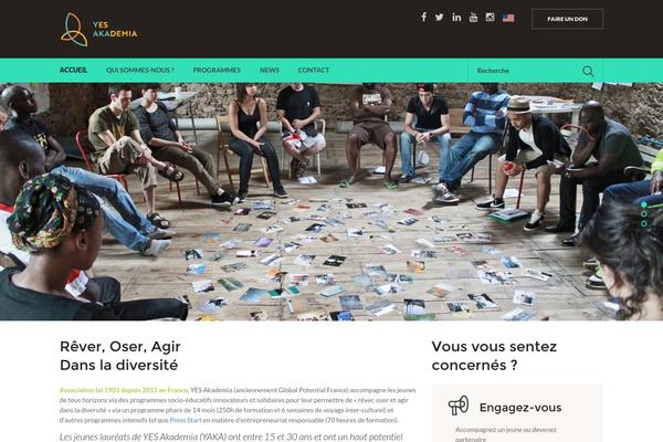 Charity theme site design template sample
