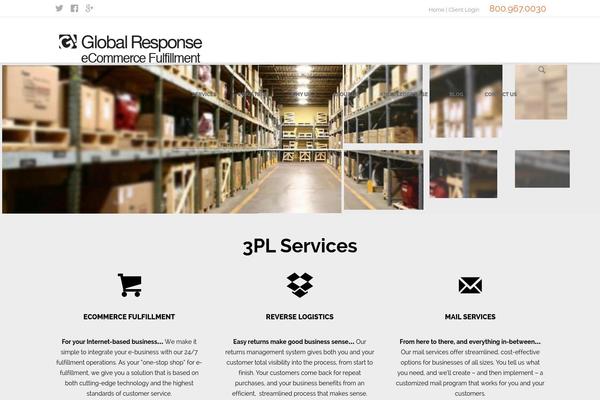 Shadow theme site design template sample