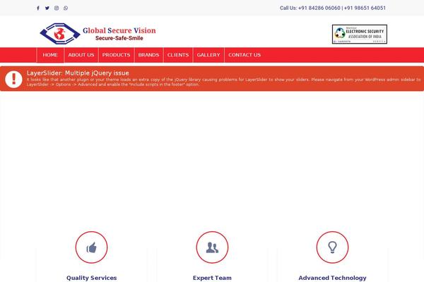 Global theme site design template sample
