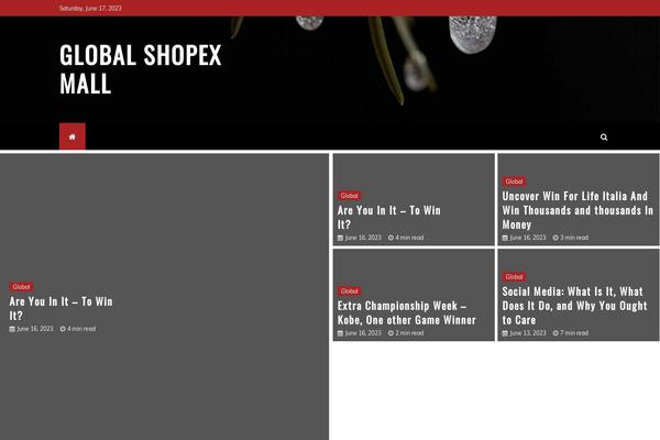 Refined Magazine theme site design template sample
