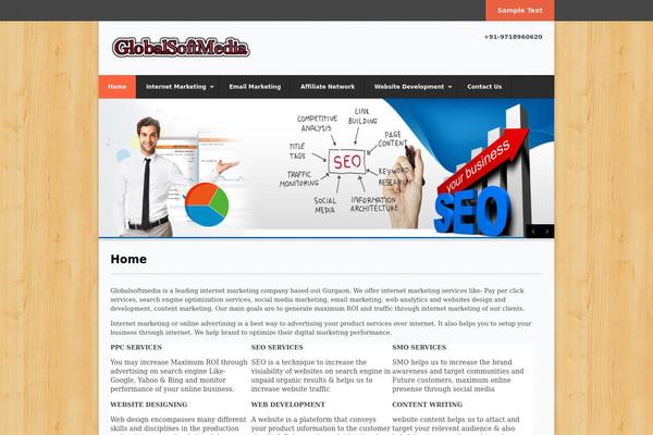 office theme site design template sample