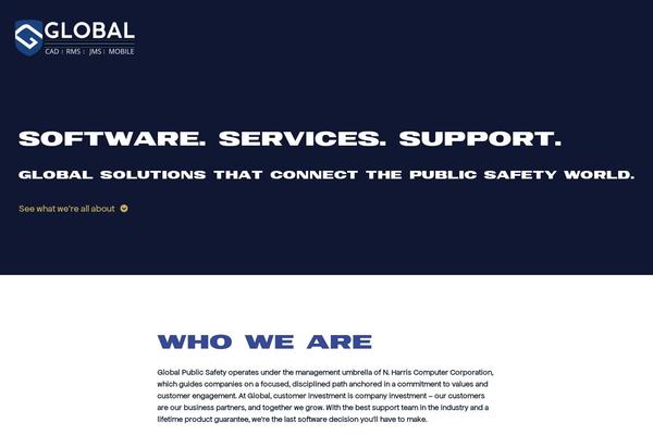 globalsoftwarecorp.com site used Global-public-safety-theme
