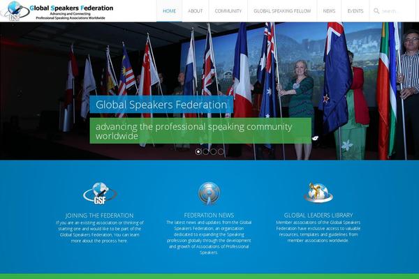 Infinite theme site design template sample