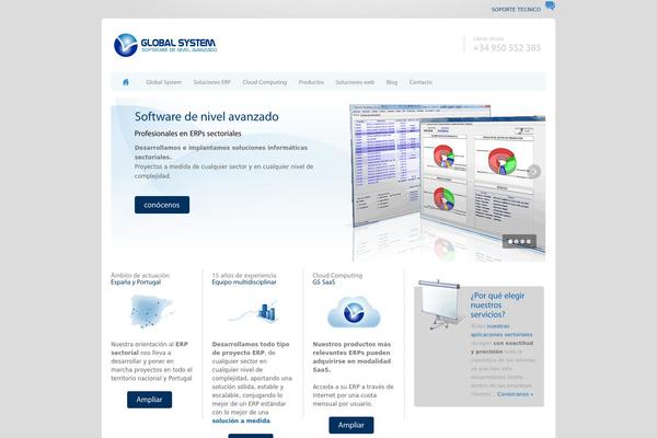 Gs theme site design template sample