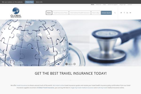 Enfold theme site design template sample