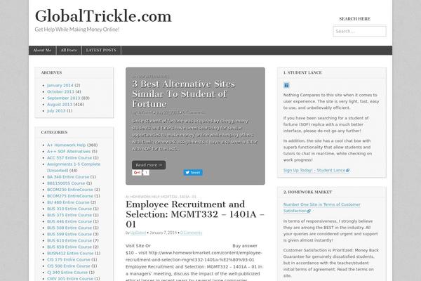 Magazine Basic theme site design template sample
