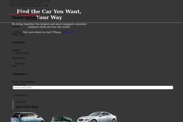 Impreza Child theme site design template sample