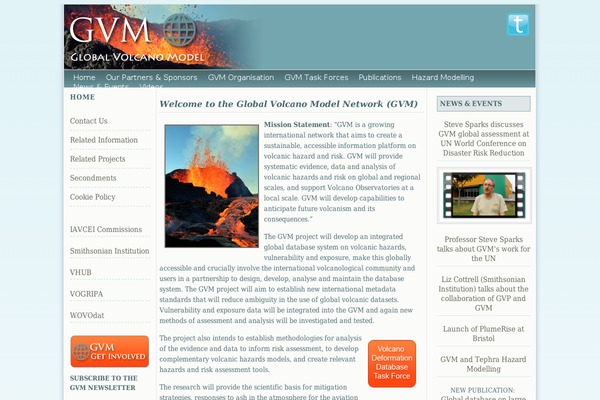 globalvolcanomodel.org site used Gvm