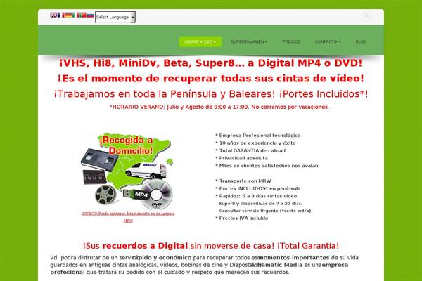 inCreate theme site design template sample
