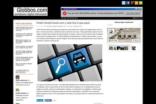 Site using WP Social Popup and Get Traffic plugin