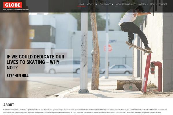 Flatter theme site design template sample