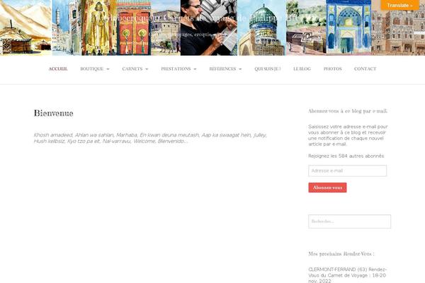 Gateway theme site design template sample