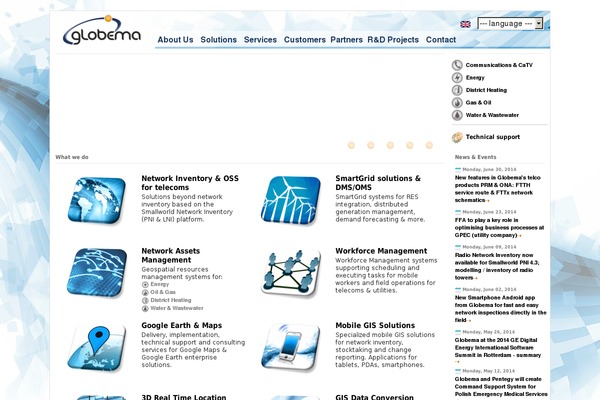 Salient theme site design template sample