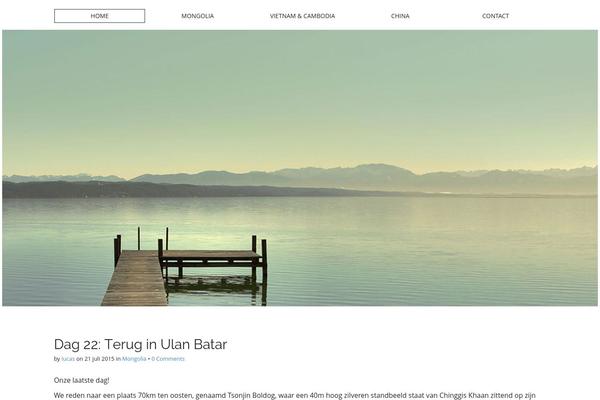 Matheson theme site design template sample