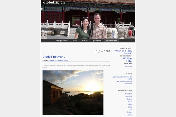 globetrip.ch site used Falling_dreams