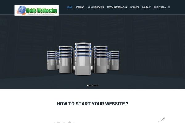 Arkahost theme site design template sample