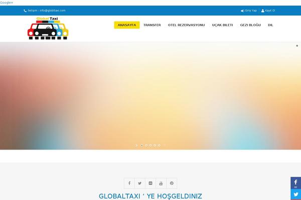 Trendy Travel theme site design template sample