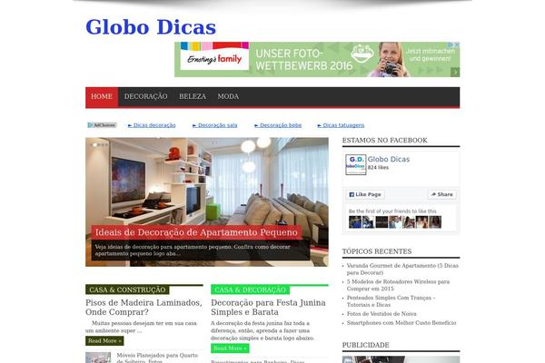 Jarida2 theme site design template sample