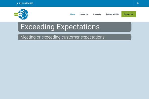 Industris theme site design template sample