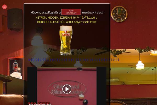 Keres theme site design template sample