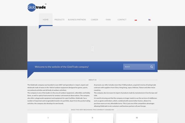Ventus theme site design template sample