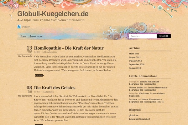 globuli-kuegelchen.de site used Koi