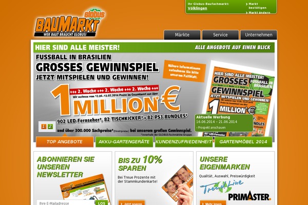 Globus theme websites examples