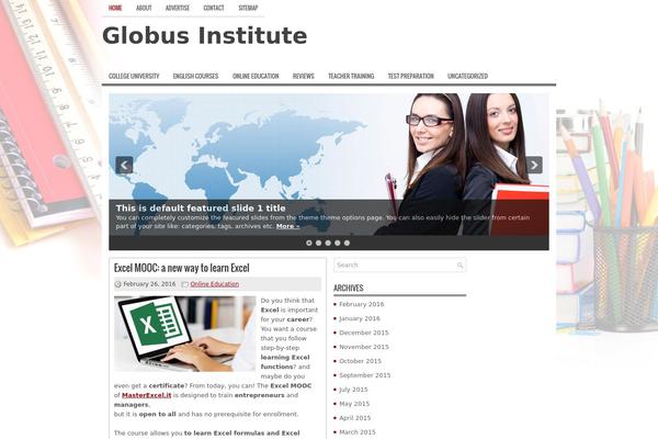 globusinstitute.com site used Educationpress