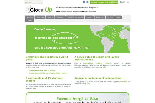 glocalup theme websites examples