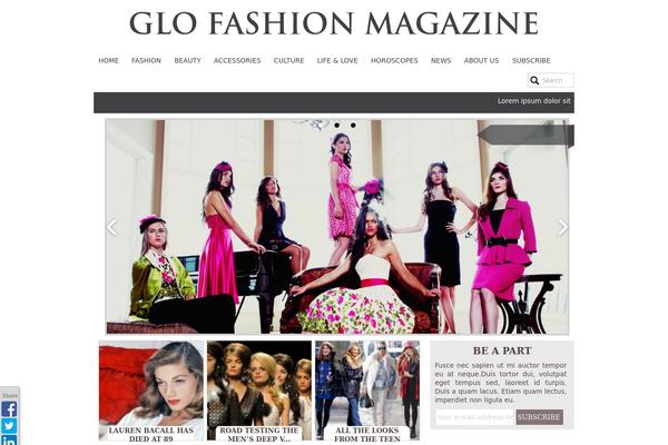 glofashionmagazine.com site used Elle