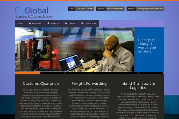 Global theme site design template sample