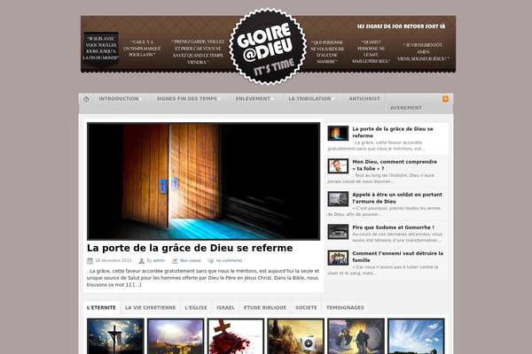 Manifesto theme site design template sample