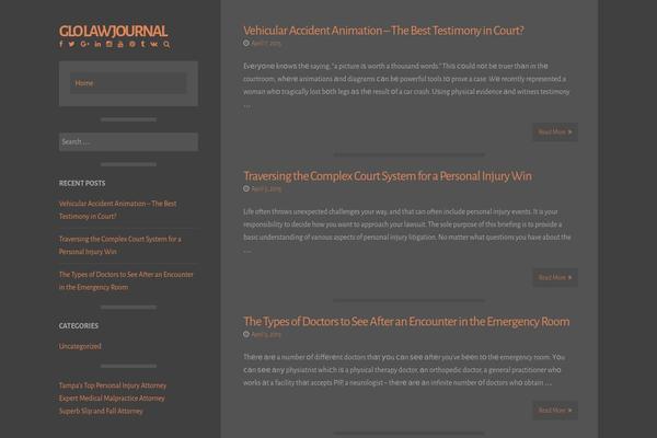 Storto theme site design template sample