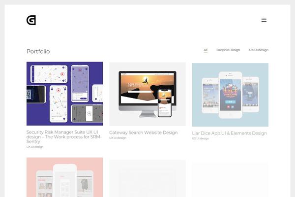 Kalium theme site design template sample