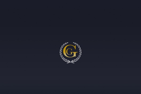 Gold theme site design template sample