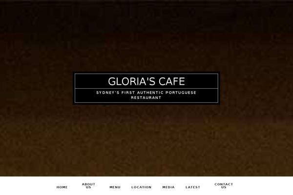 Café Pro theme site design template sample