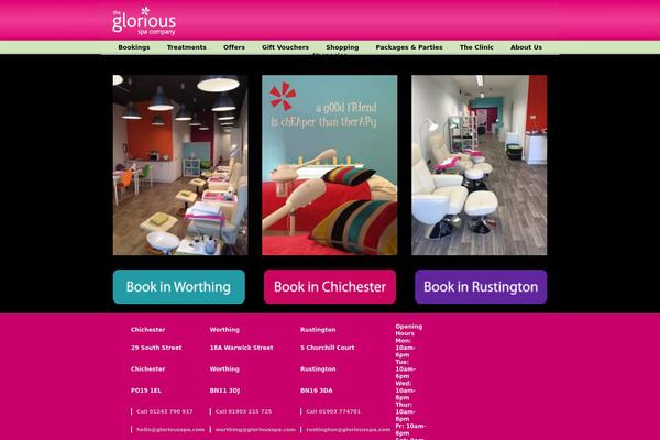 glorious theme websites examples