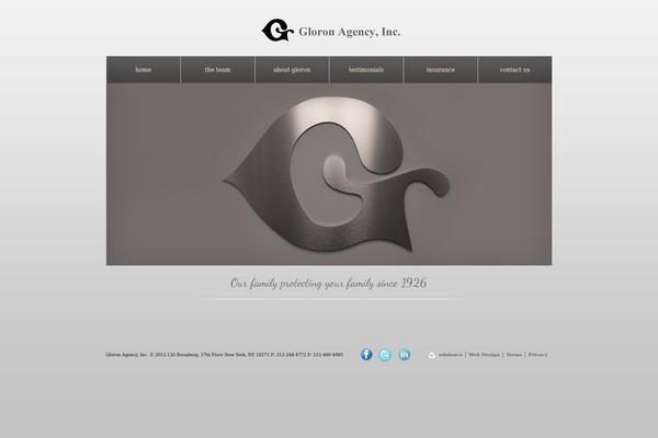 gloronagency.com site used Model1