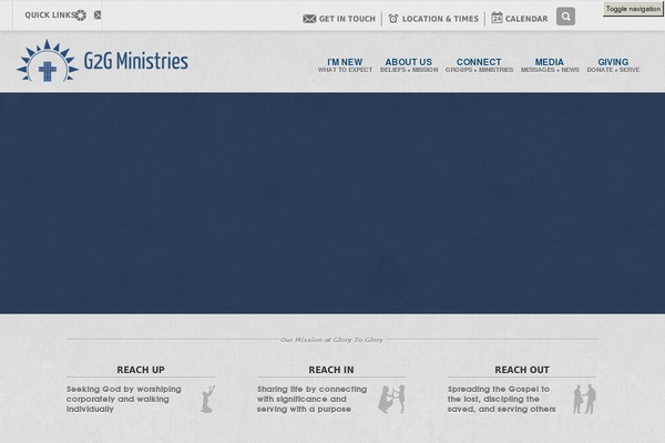 glorytoglory.org site used G2g