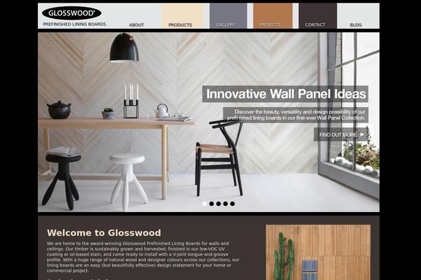 Gloss theme site design template sample