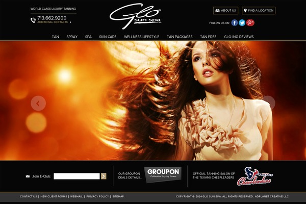GLO theme websites examples