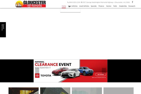 Dealer Inspire theme site design template sample