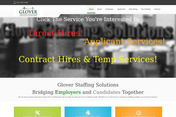 Mestro theme site design template sample