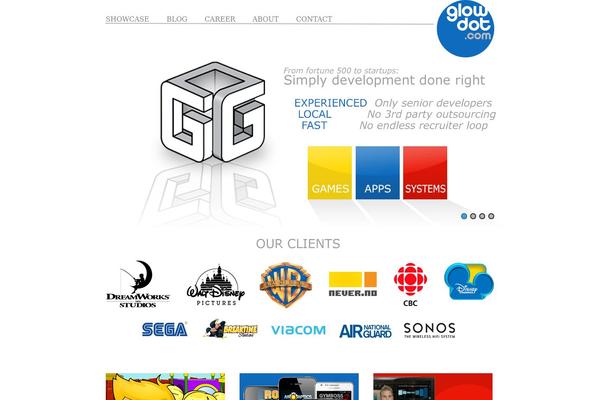 Vision theme site design template sample
