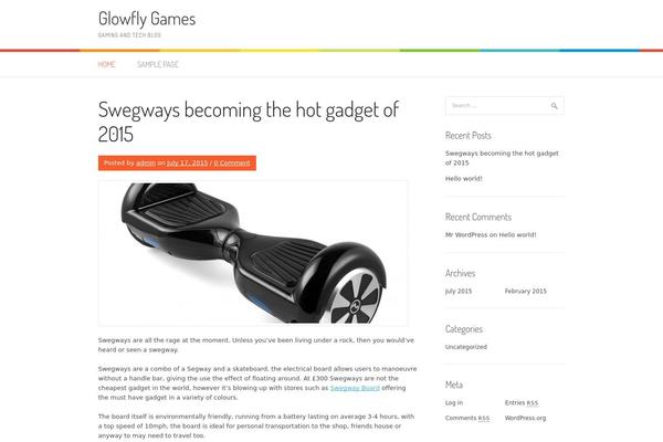 Patus theme site design template sample