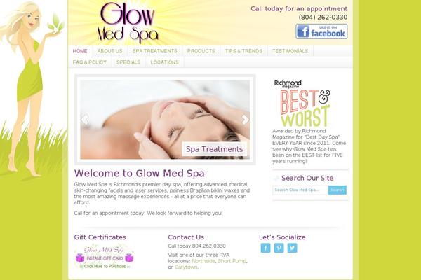 Lifestyle theme site design template sample